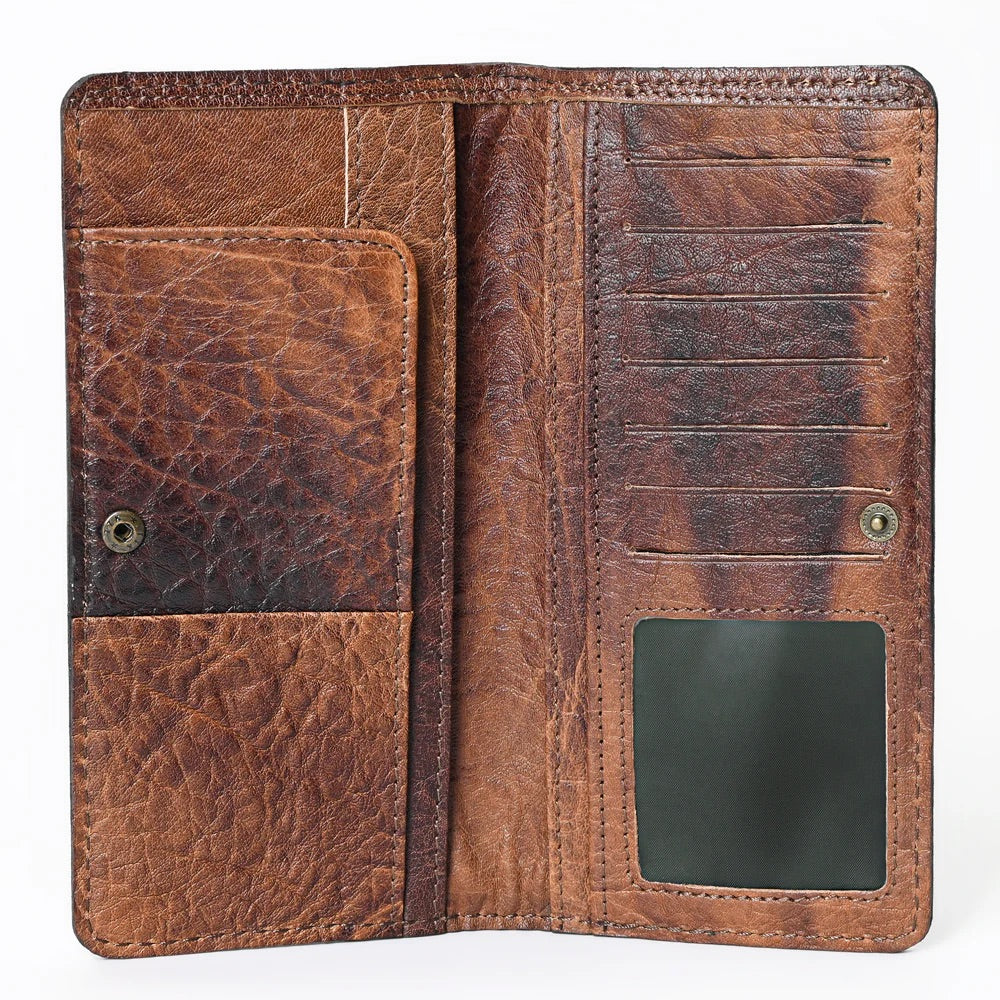 Wallet Genuine Leather long wallet