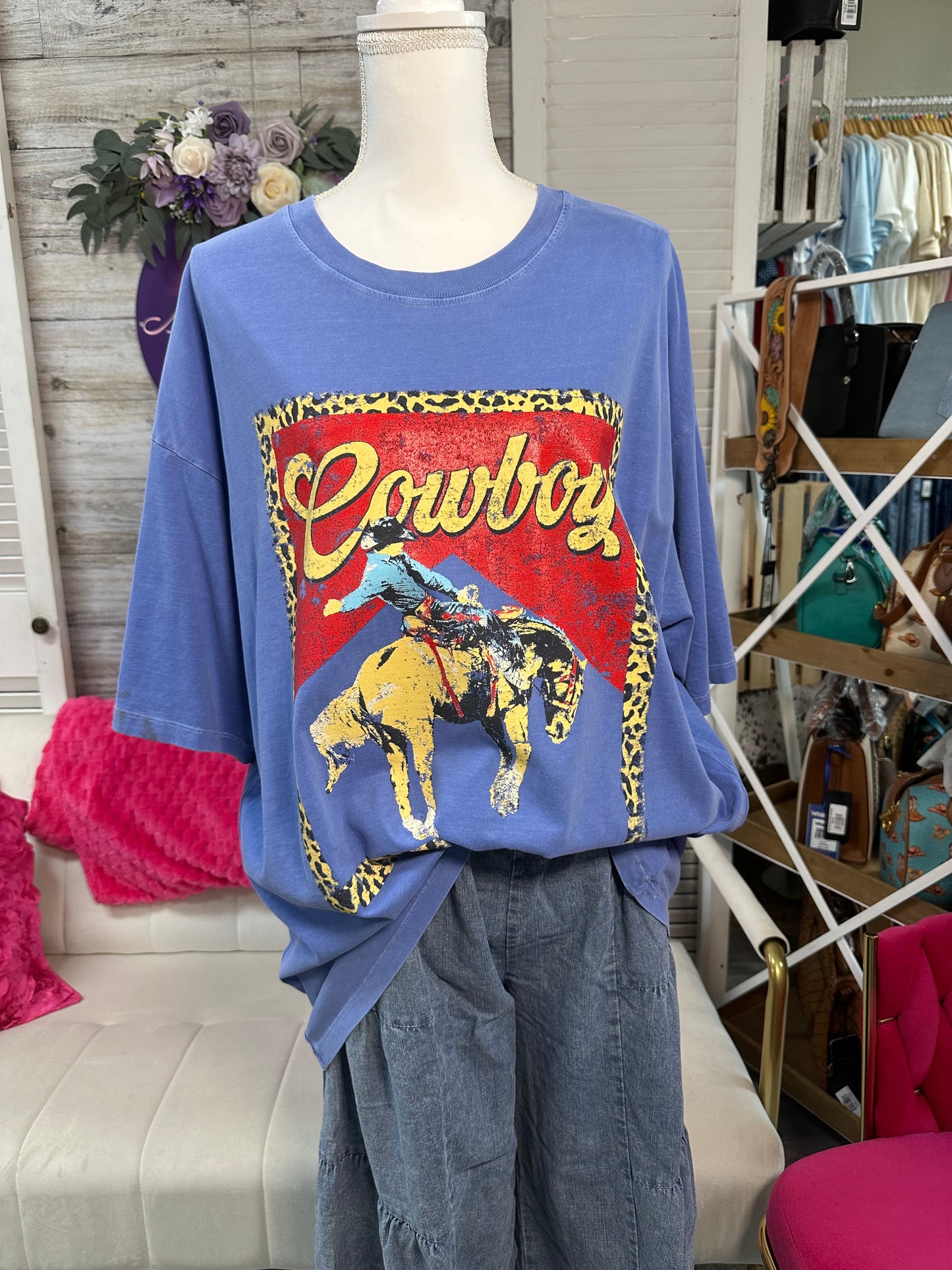 Western vintage leopard frame Zutter