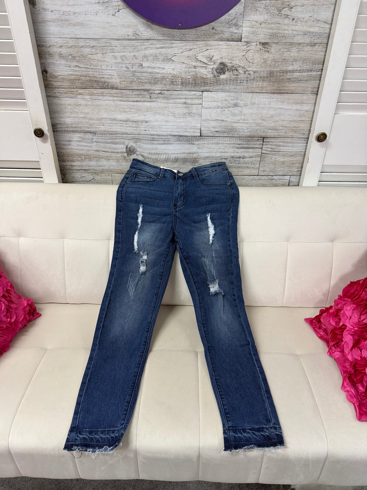 Straight leg jeans denim