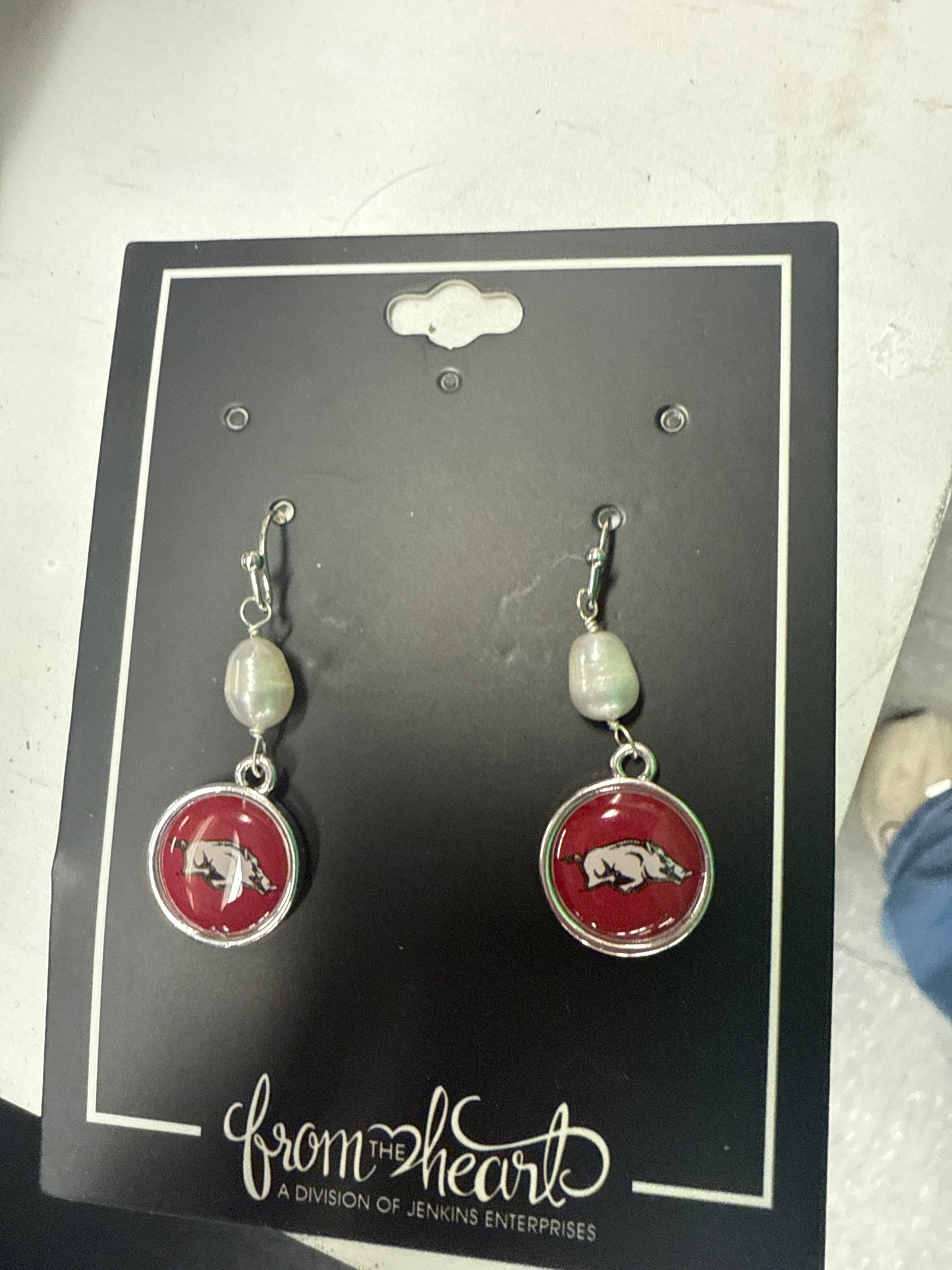 Razorback earrings