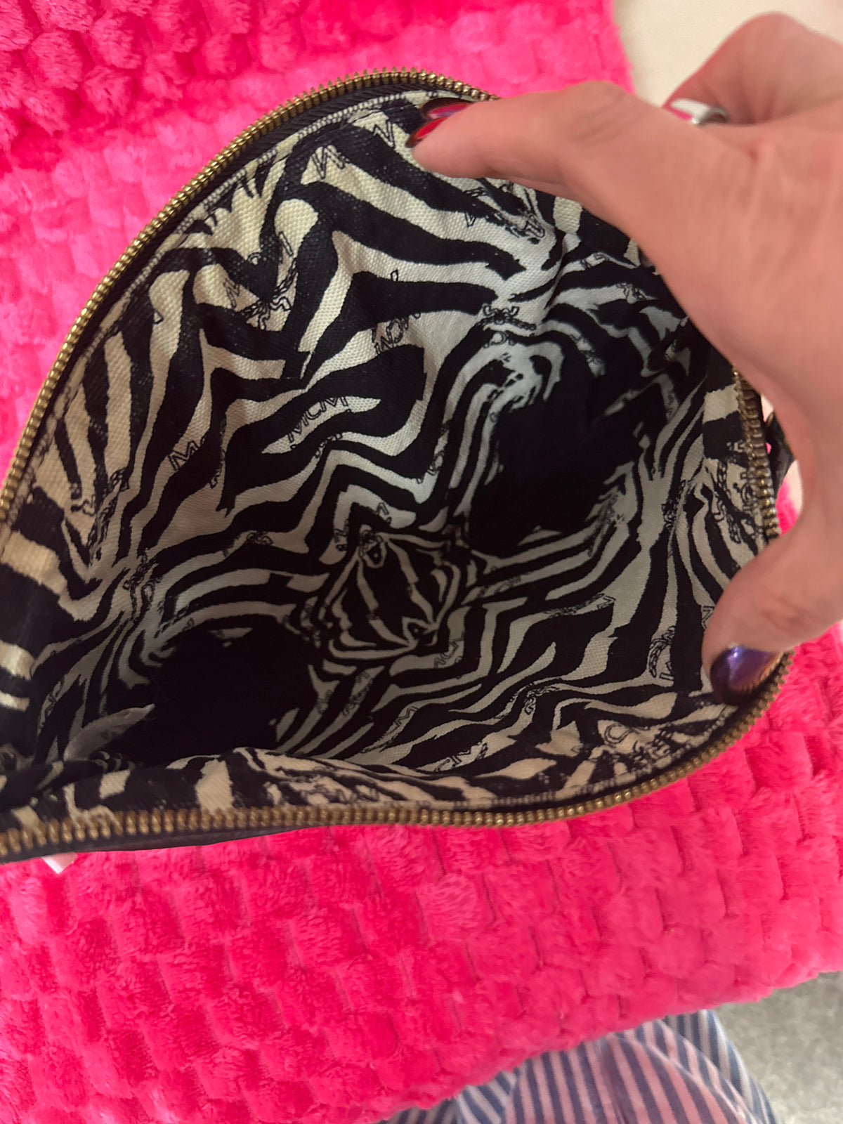 MCM Visetos Liz Shopper Pochette pre loved #234