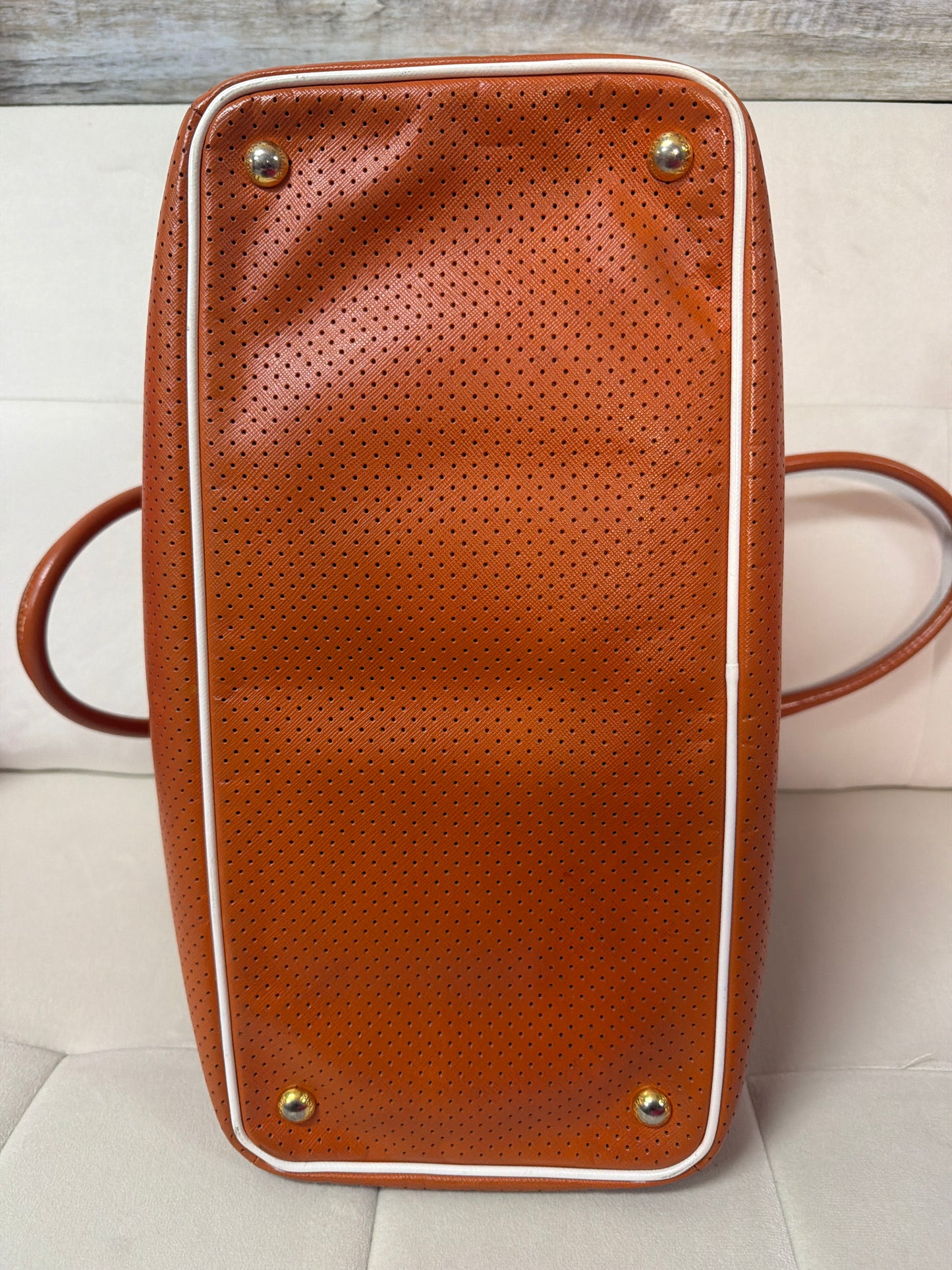 Prada Saffiano leather perforated pre loved #233
