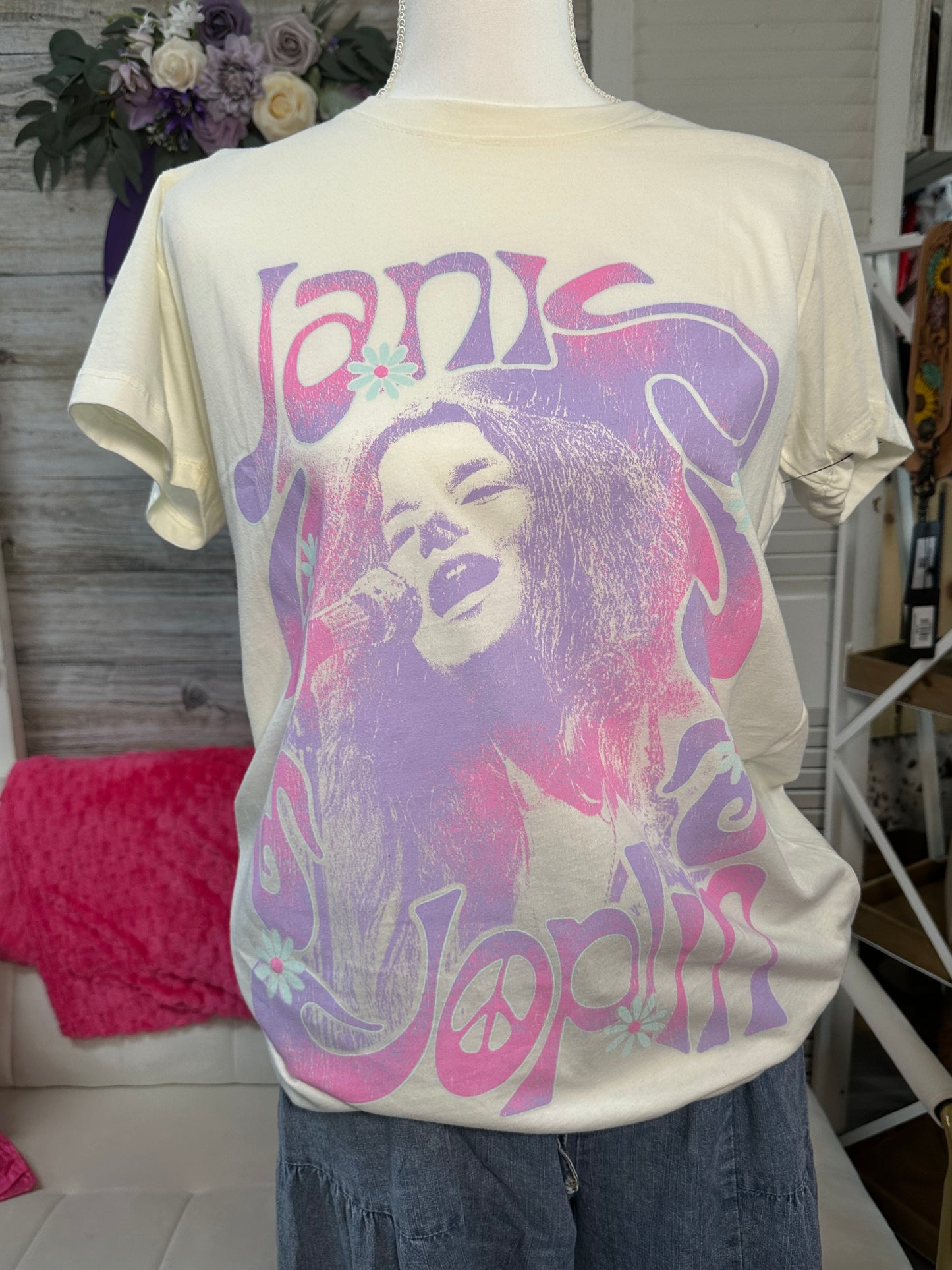Janis Joplin oversized tee Prince Peter