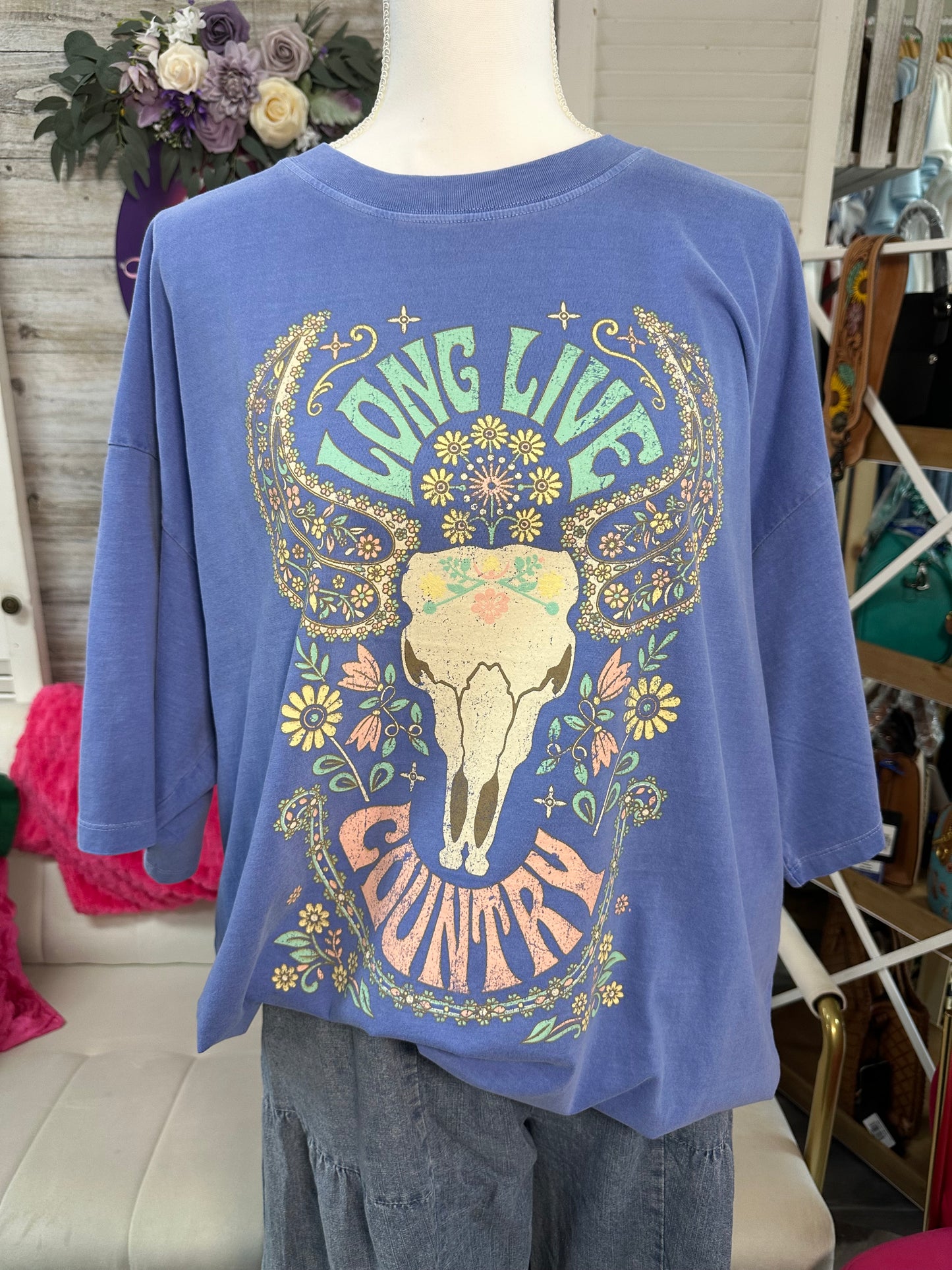 Long Live Country Oversized Zutter