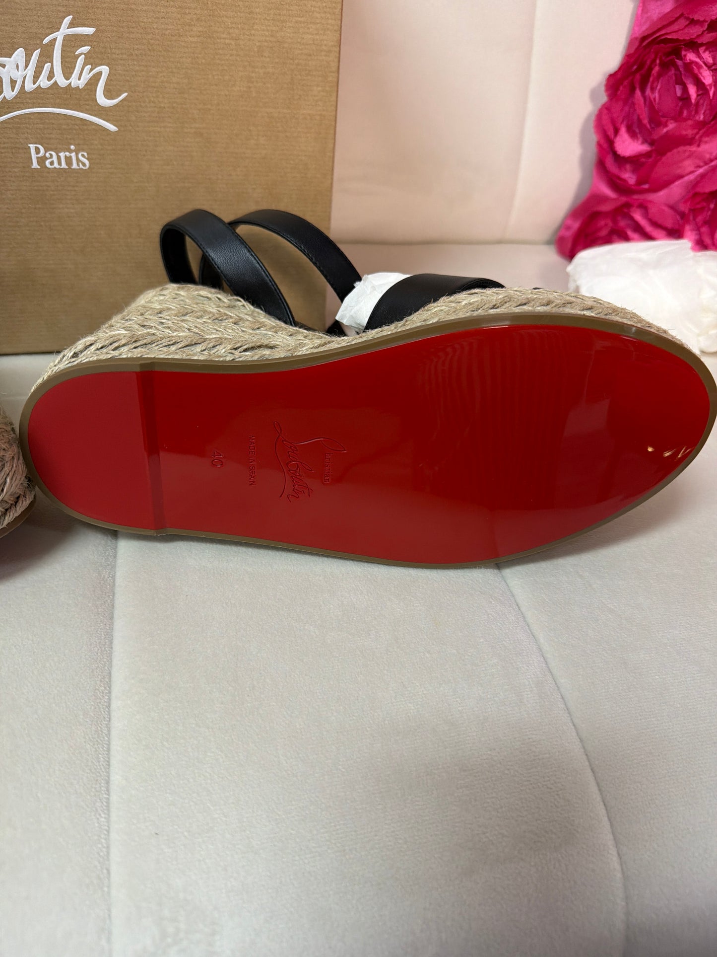 Christian Louboutin New in box Wedges EUR 40