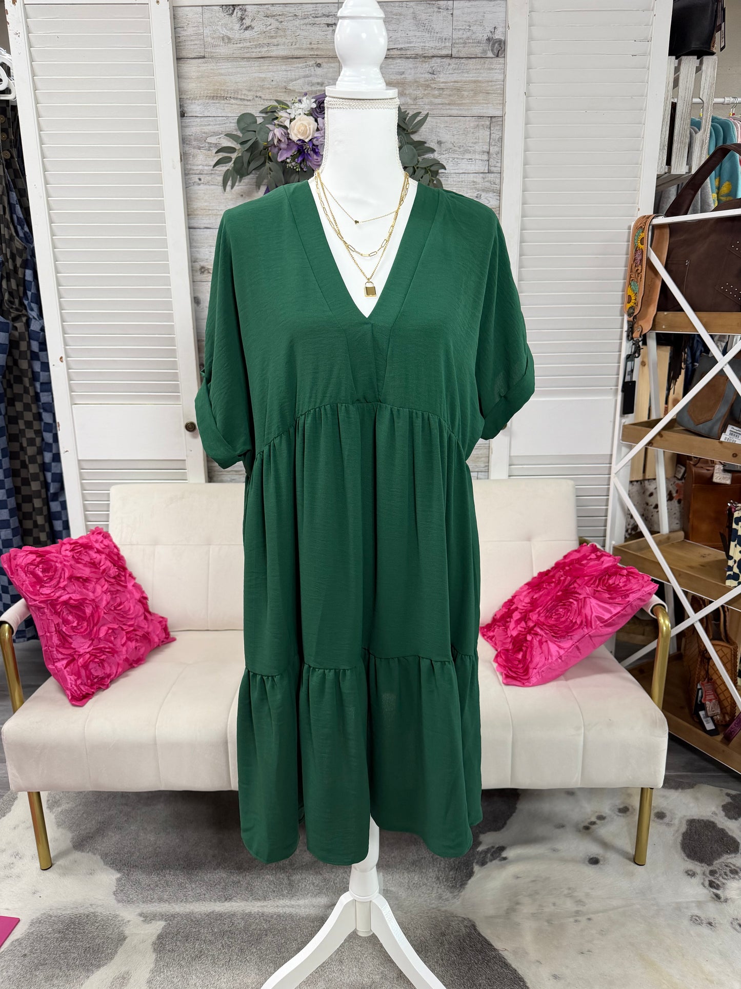 Curvy Woven dress She&Sky