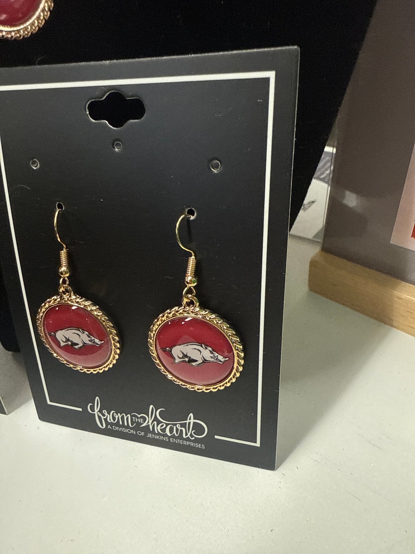 Razorback earrings