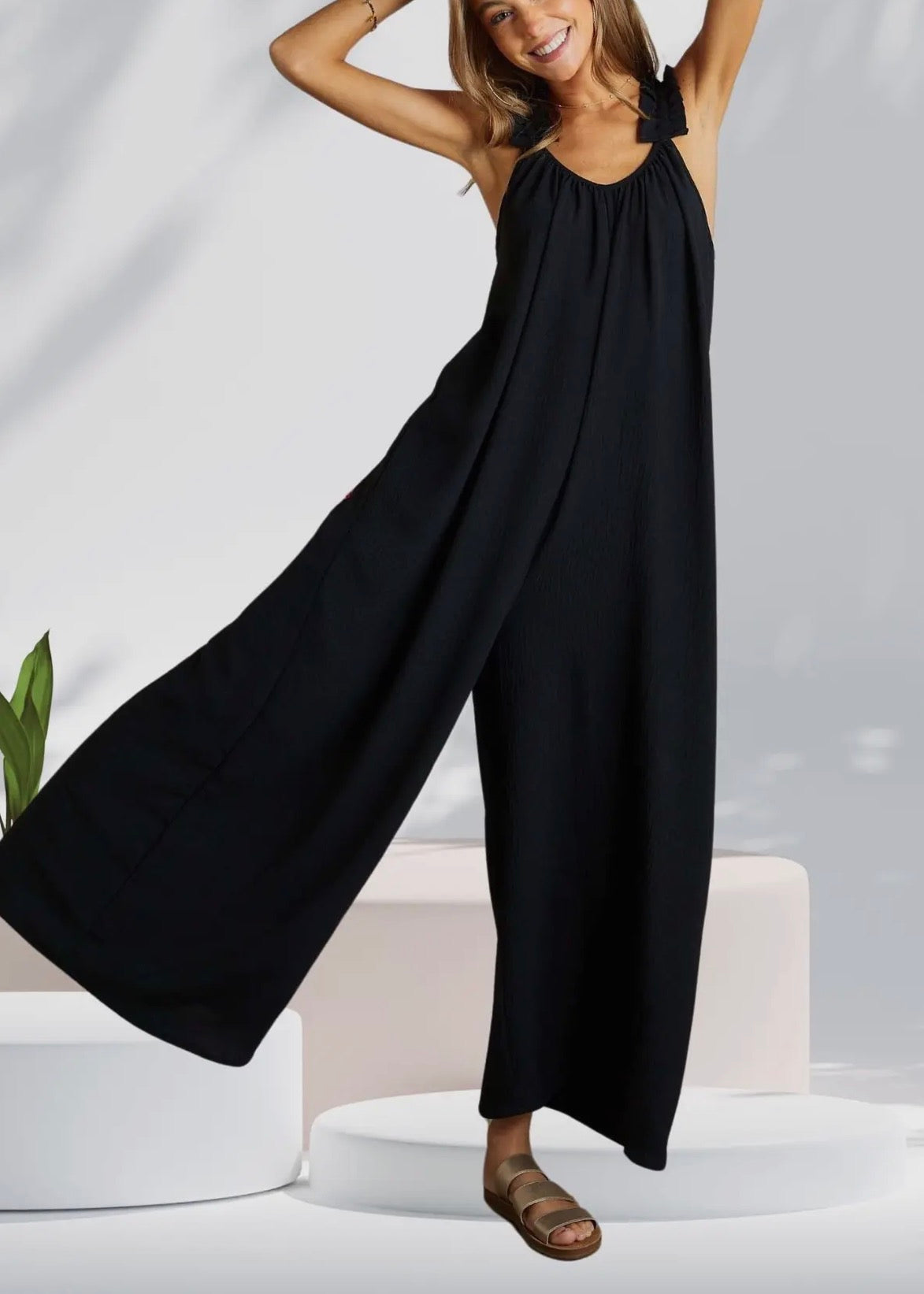Ruffle Jumpsuit Adora