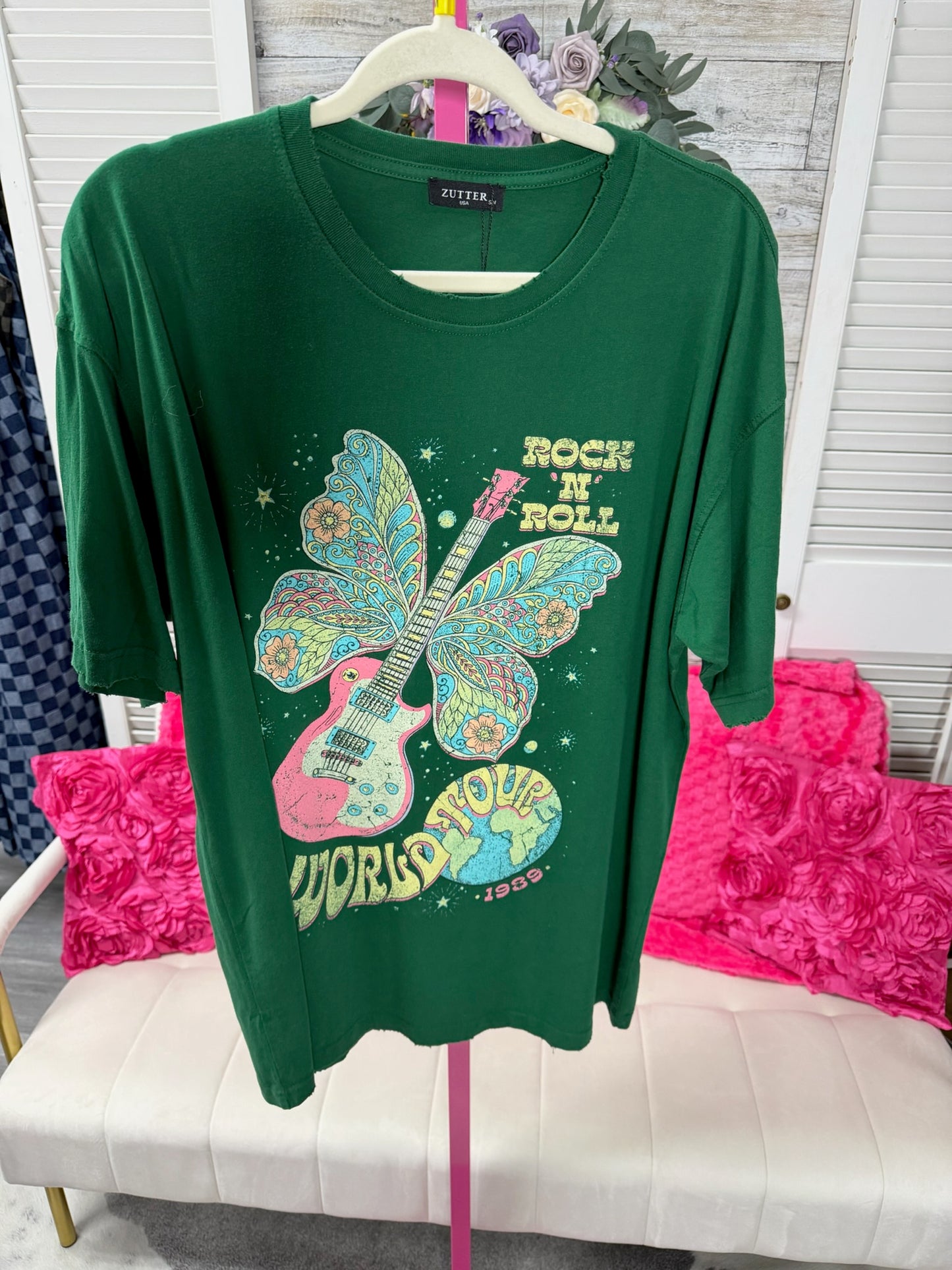 Rock and Roll butterfly oversized Zutter