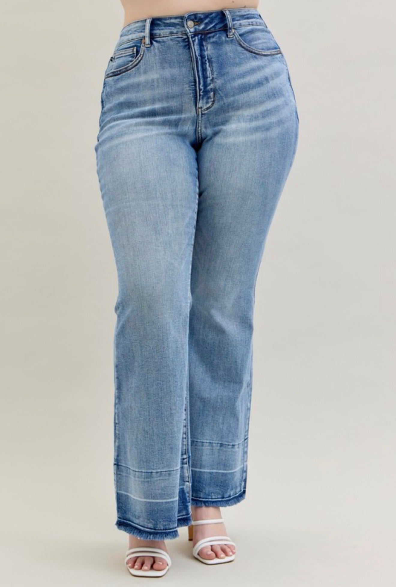 Curvy Tummy control w release hem flare Judy Blue
