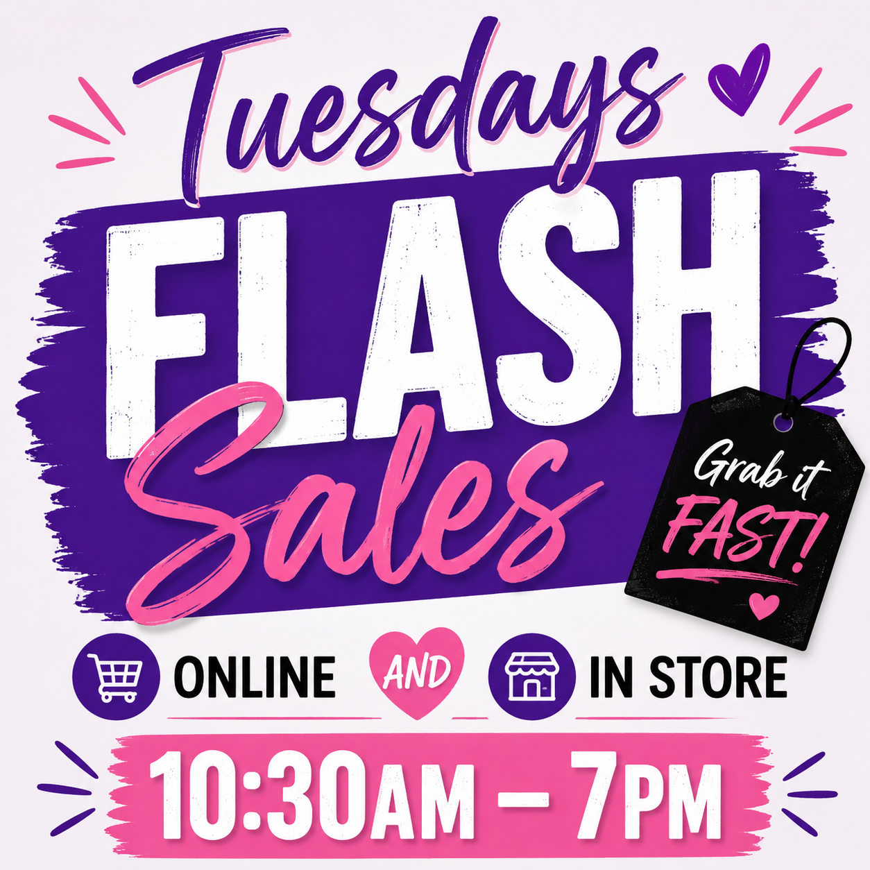 Flash Sale Tuesday