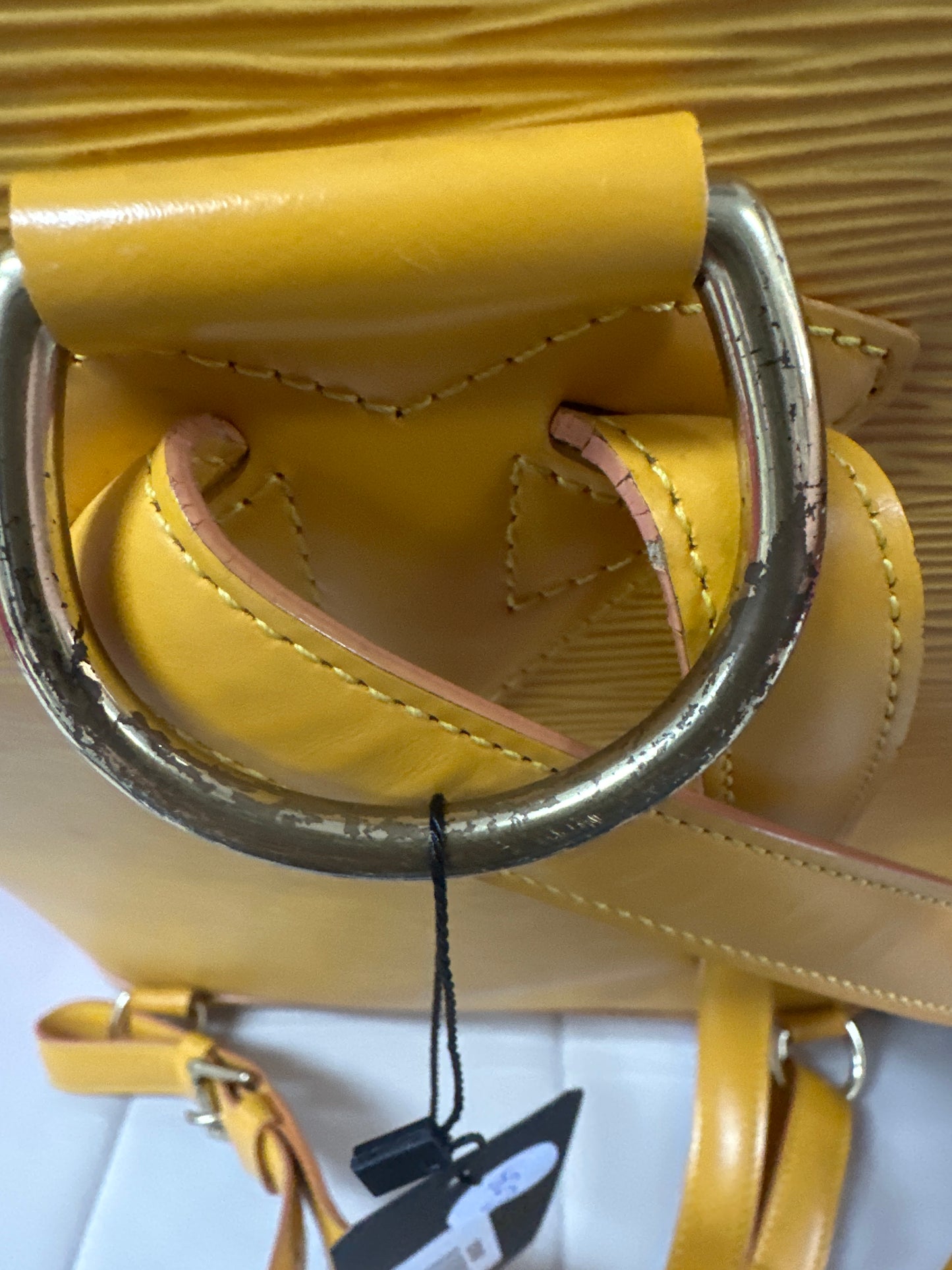 LV epi backpack yellow #74