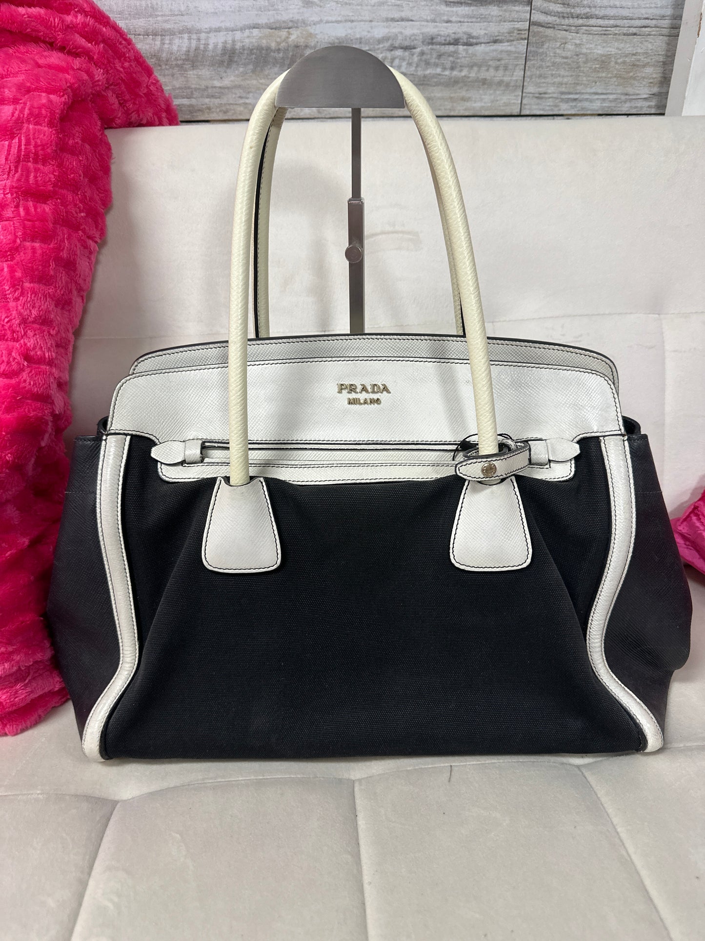 Prada white and black preloved #111
