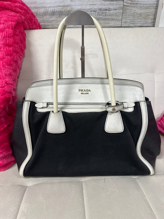 Prada white and black preloved #111
