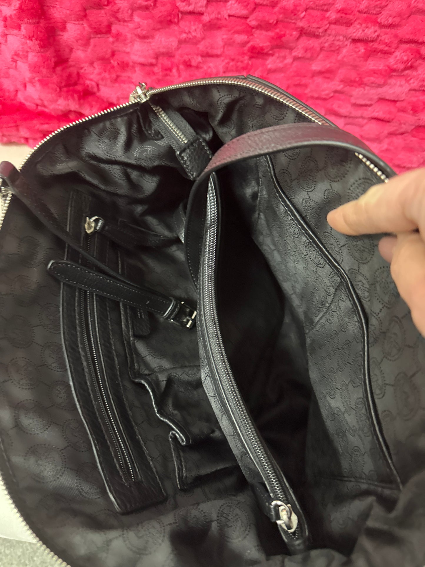 MK black with silver hardware preloved #23