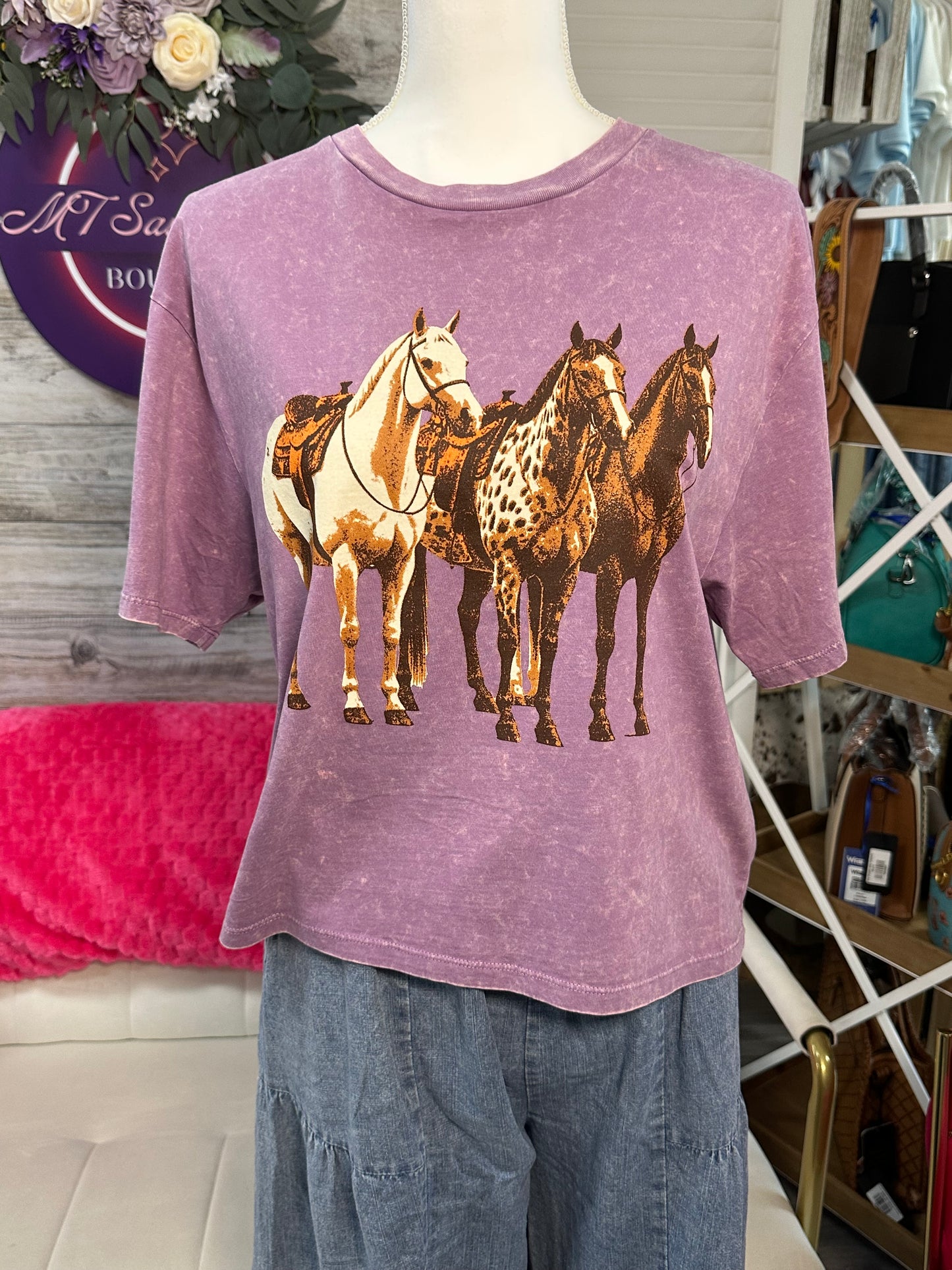 Horse trio western graphic Zutter