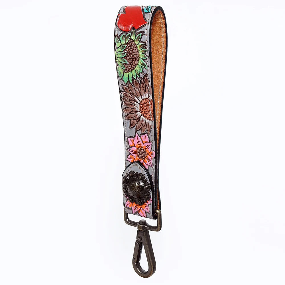 Genuine leather handle strap