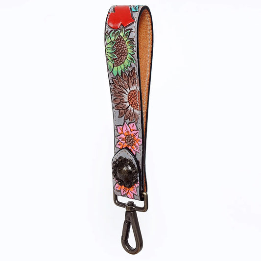 Genuine leather handle strap