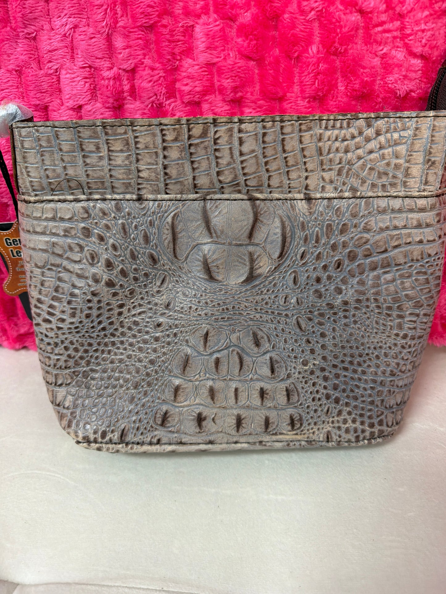 American Darling croc embossed crossbody
