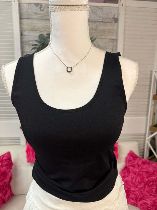 U or V neck seamless tank top
