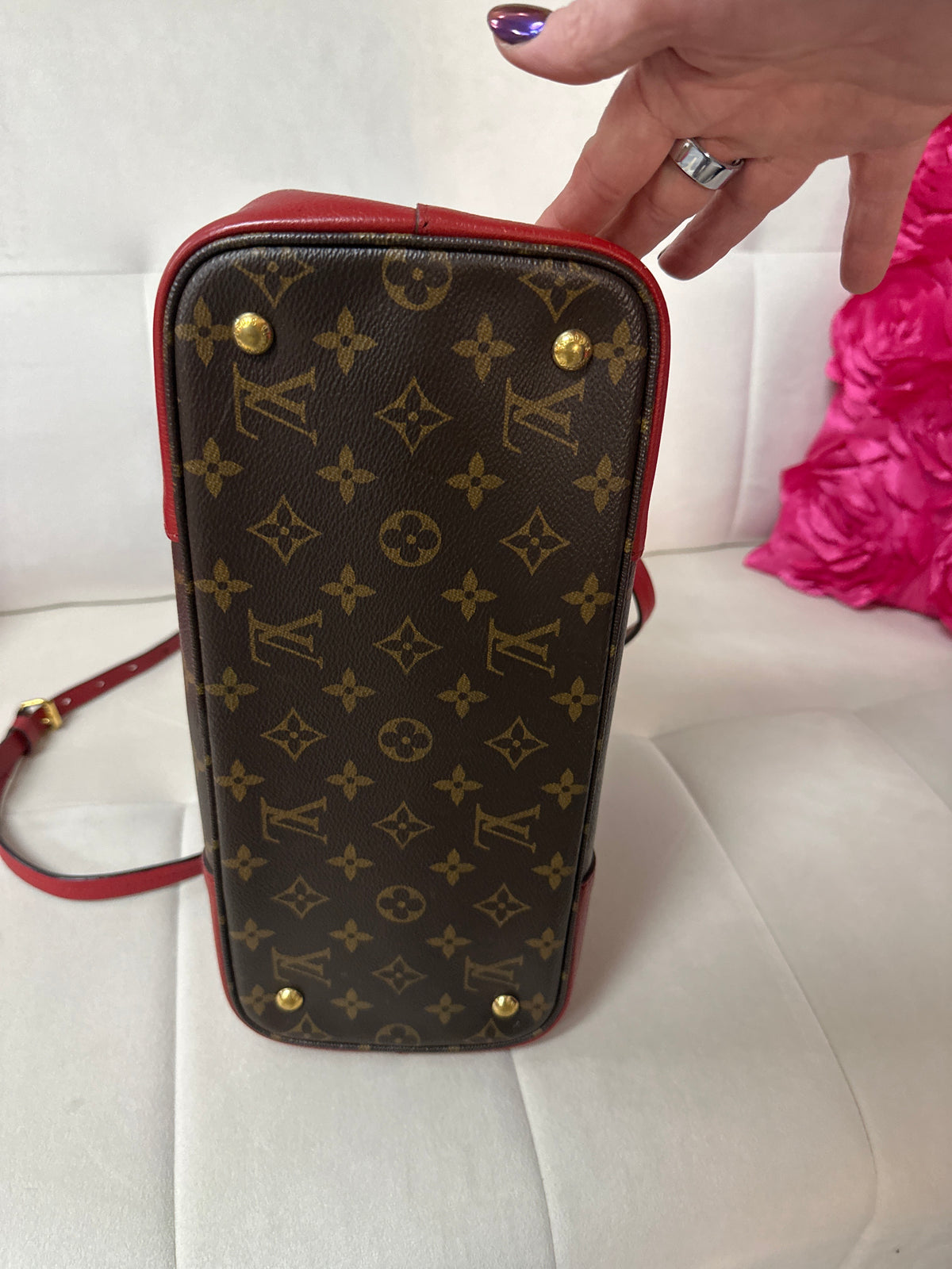 LV Flandrin tote with crossbody #02
