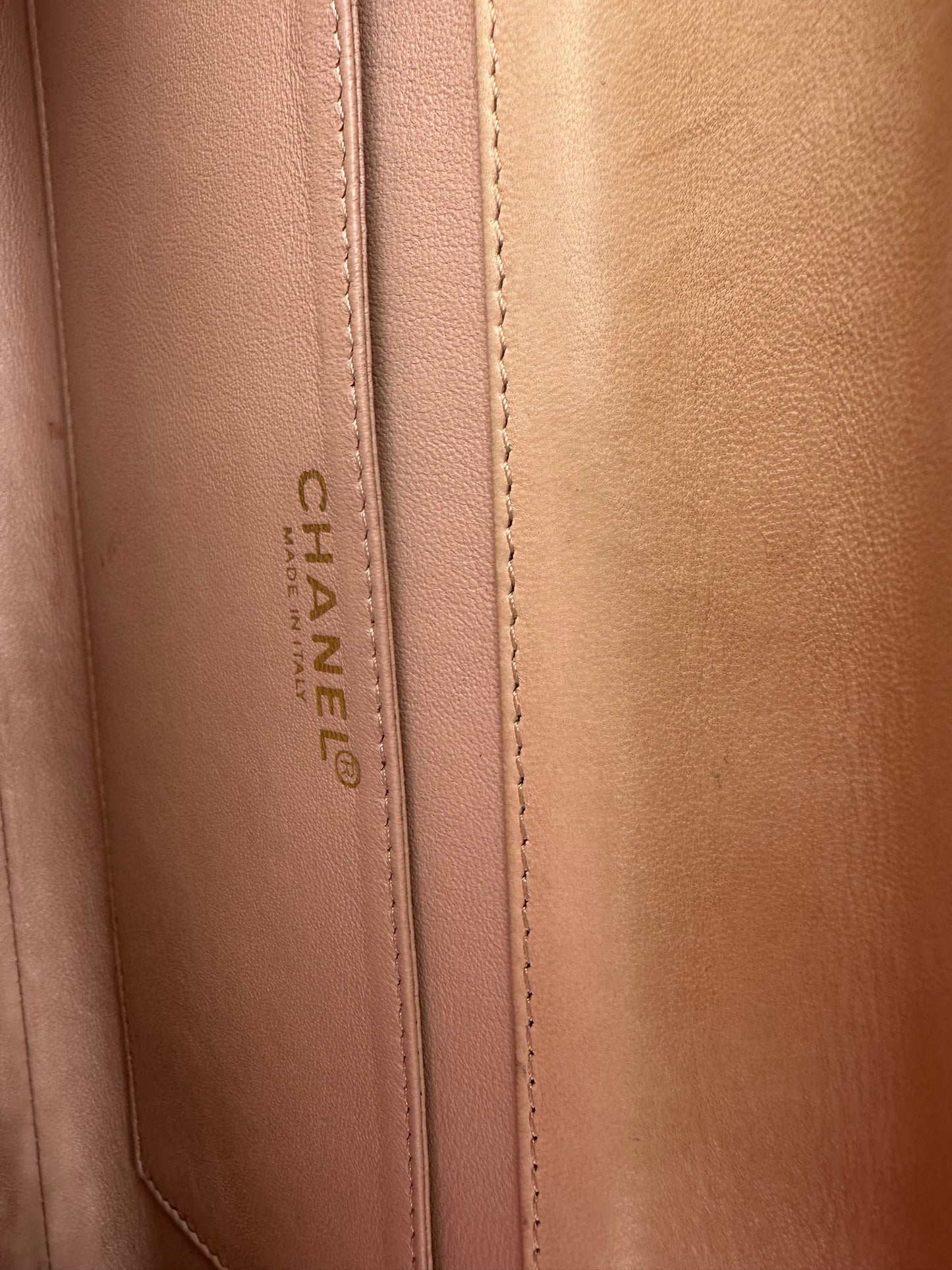 Chanel Chocolate Bar Clutch pre loved vintage #162