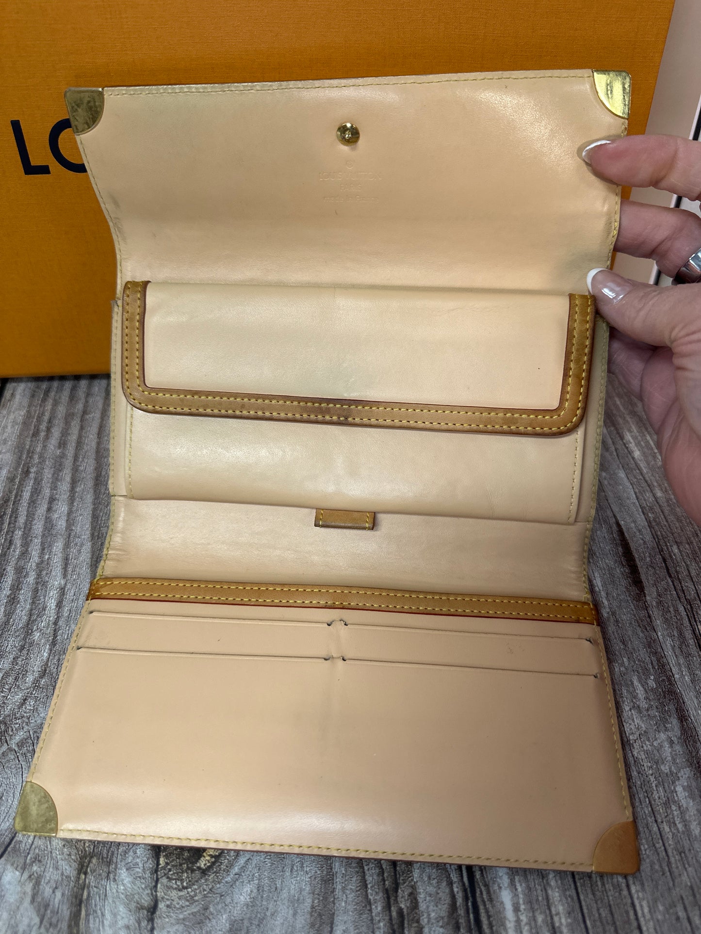 pre loved LV mutli color wallet #37