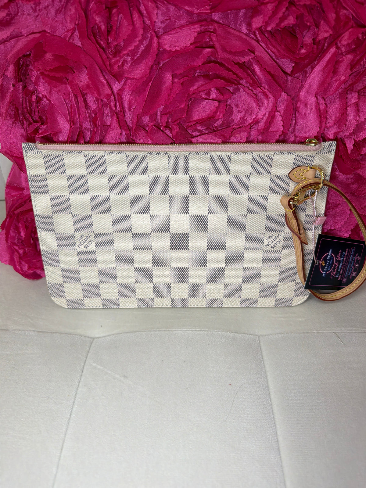 LV Damier Azur Pouch pre loved