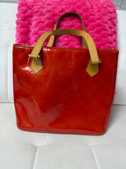 Pre Loved Red Vernis Houston bag #209