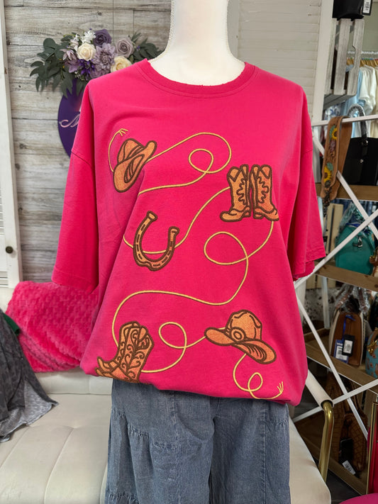 Western graphic oversized Zutter