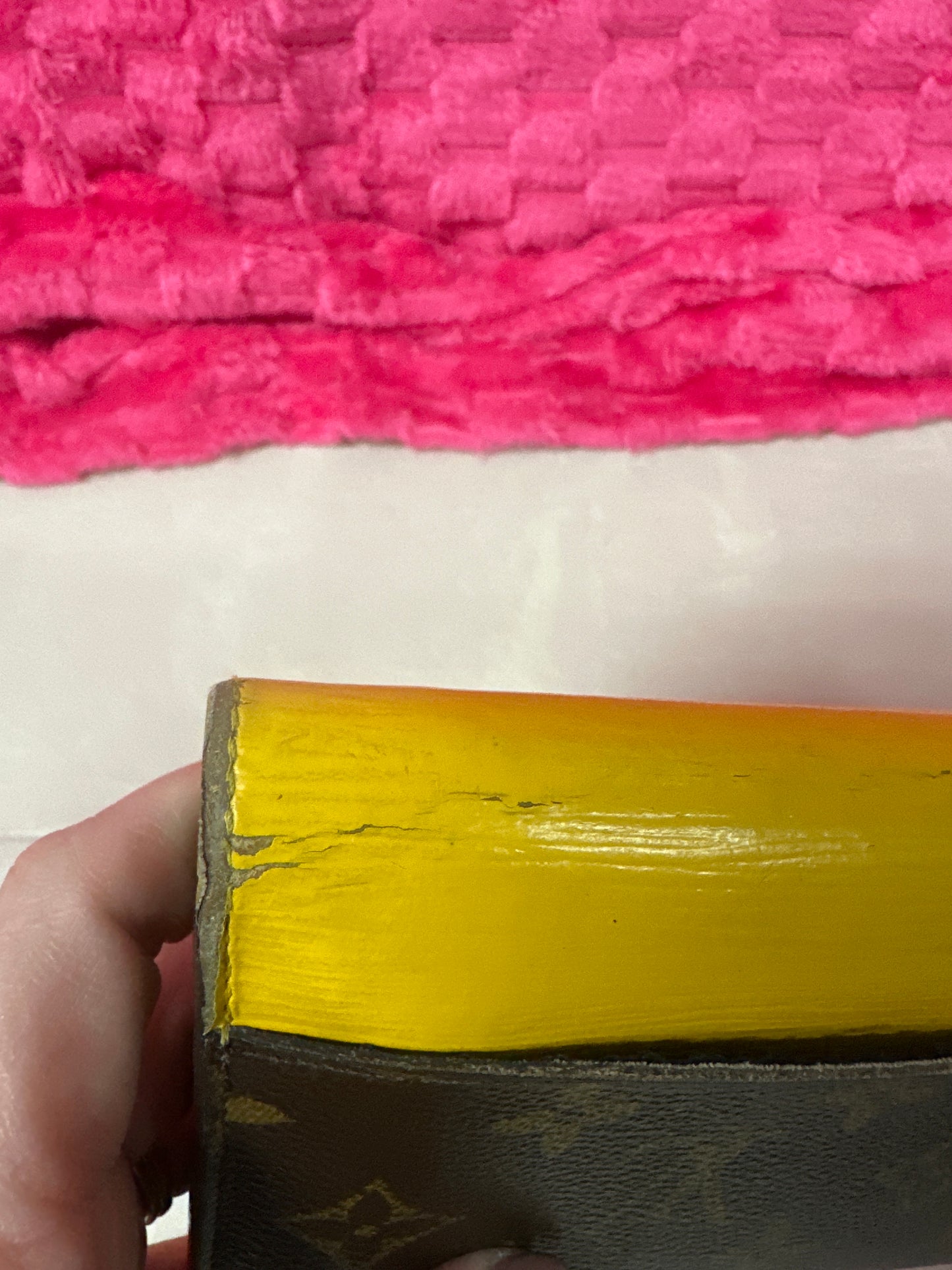 Pre-loved LV Marie Wallet w yellow #185
