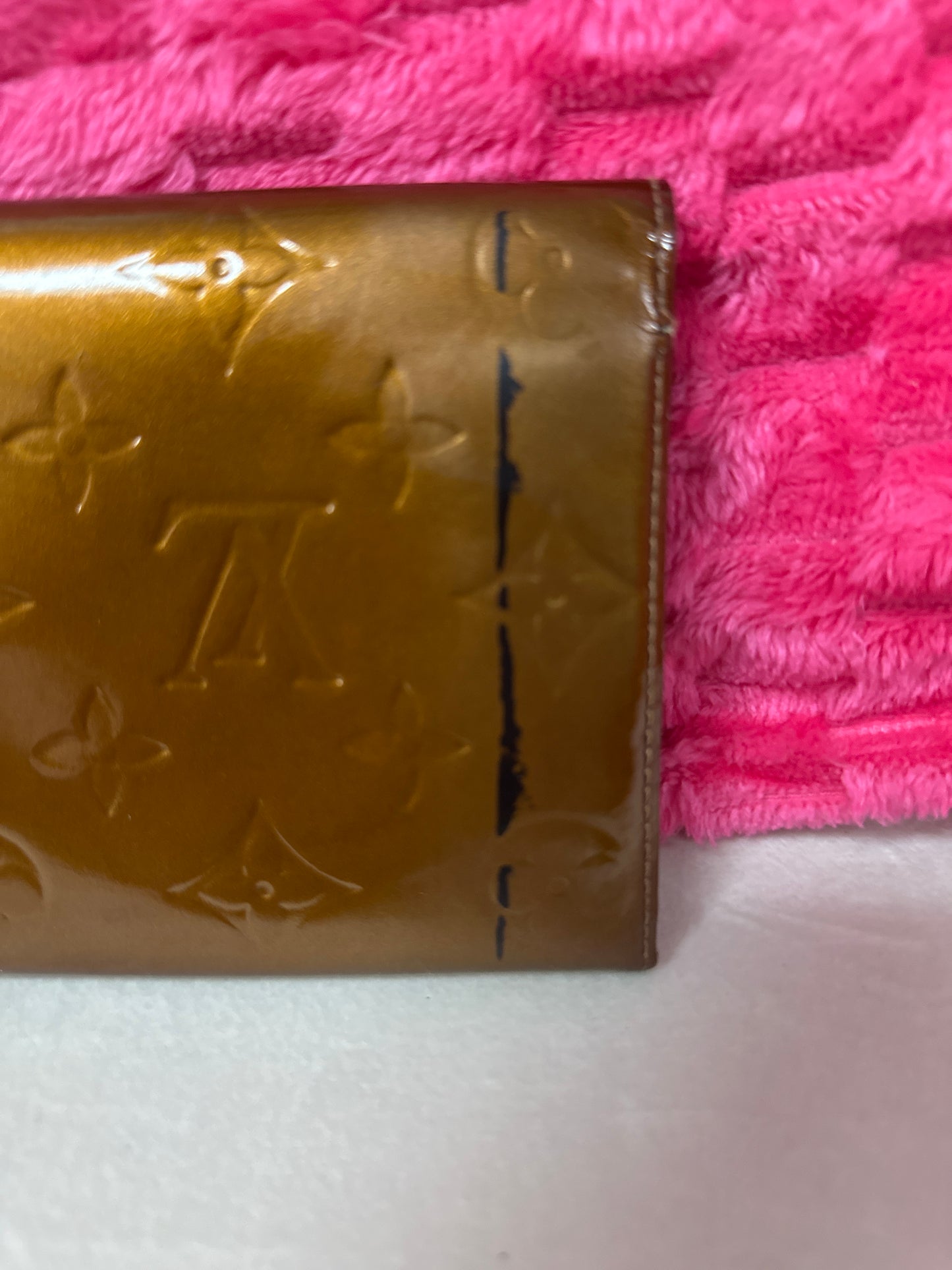 Pre-Loved LV Vernis Wallet Bronze #201