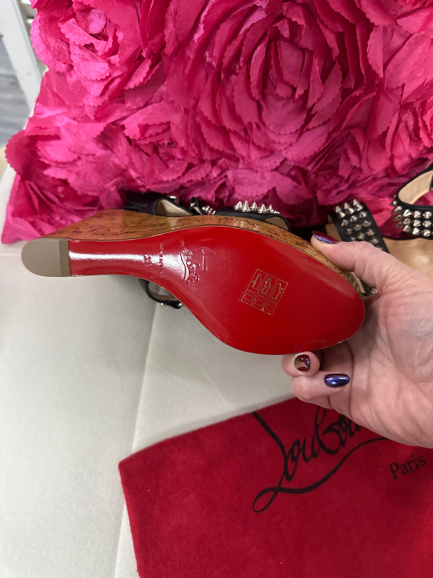 Christian Louboutin Spike 120 wedge