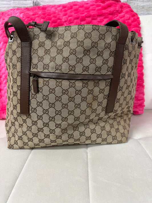 Gucci Large Tote Bag Preloved #154 (spots)