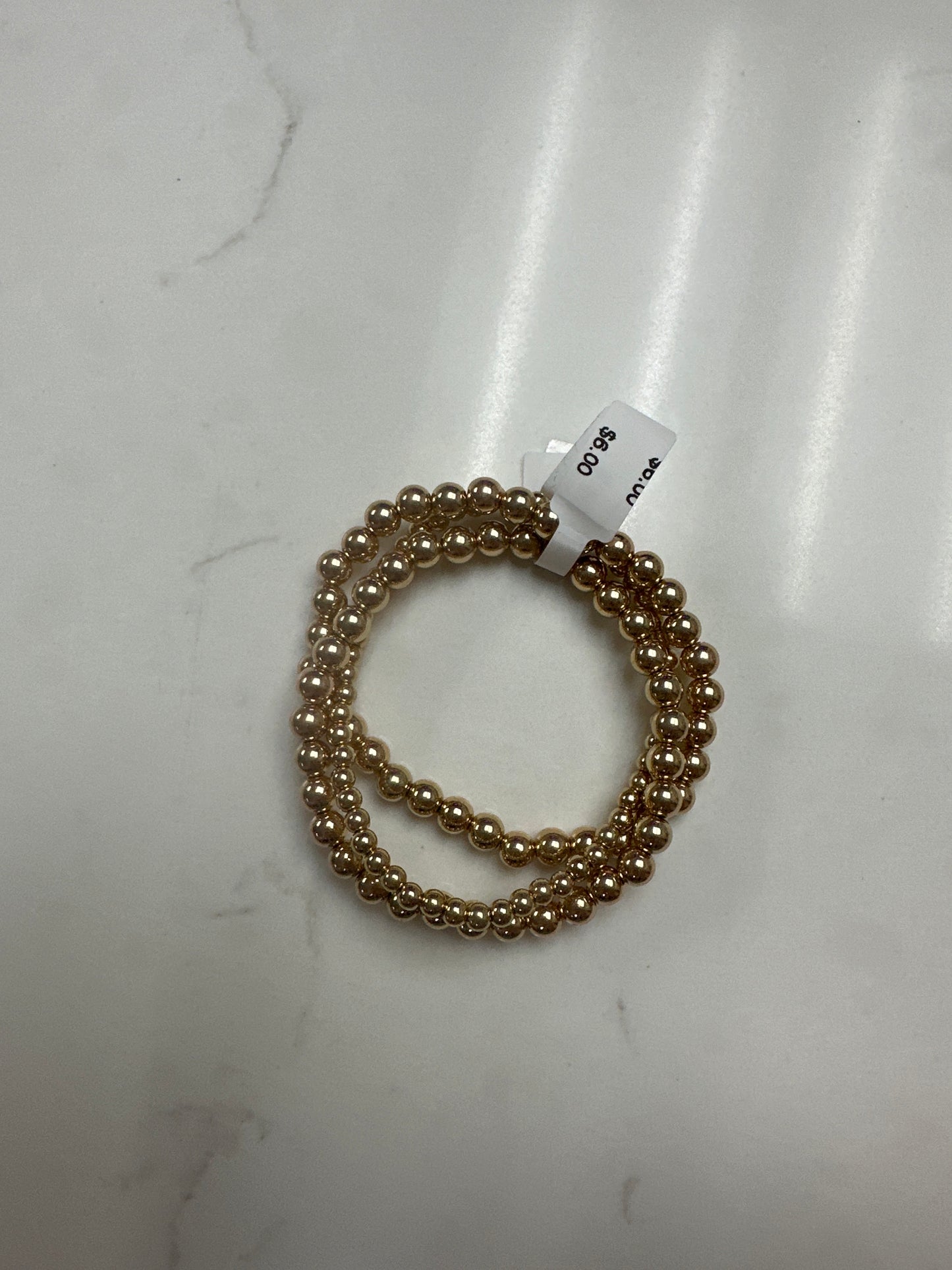 Gold beaded Bracelet 3pc