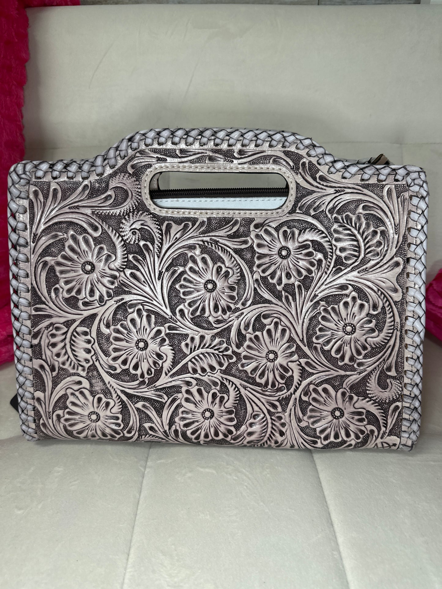 American Darlings hand tooled top handle