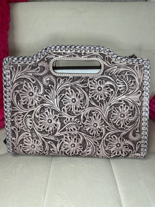 American Darlings hand tooled top handle