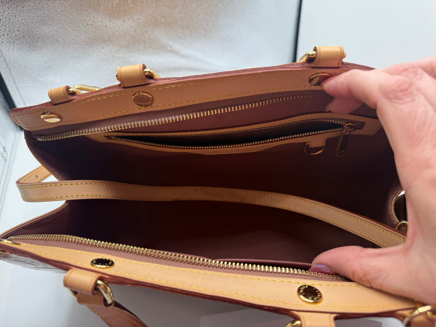 Pre-loved LV Vernis Blair with dust bag #179