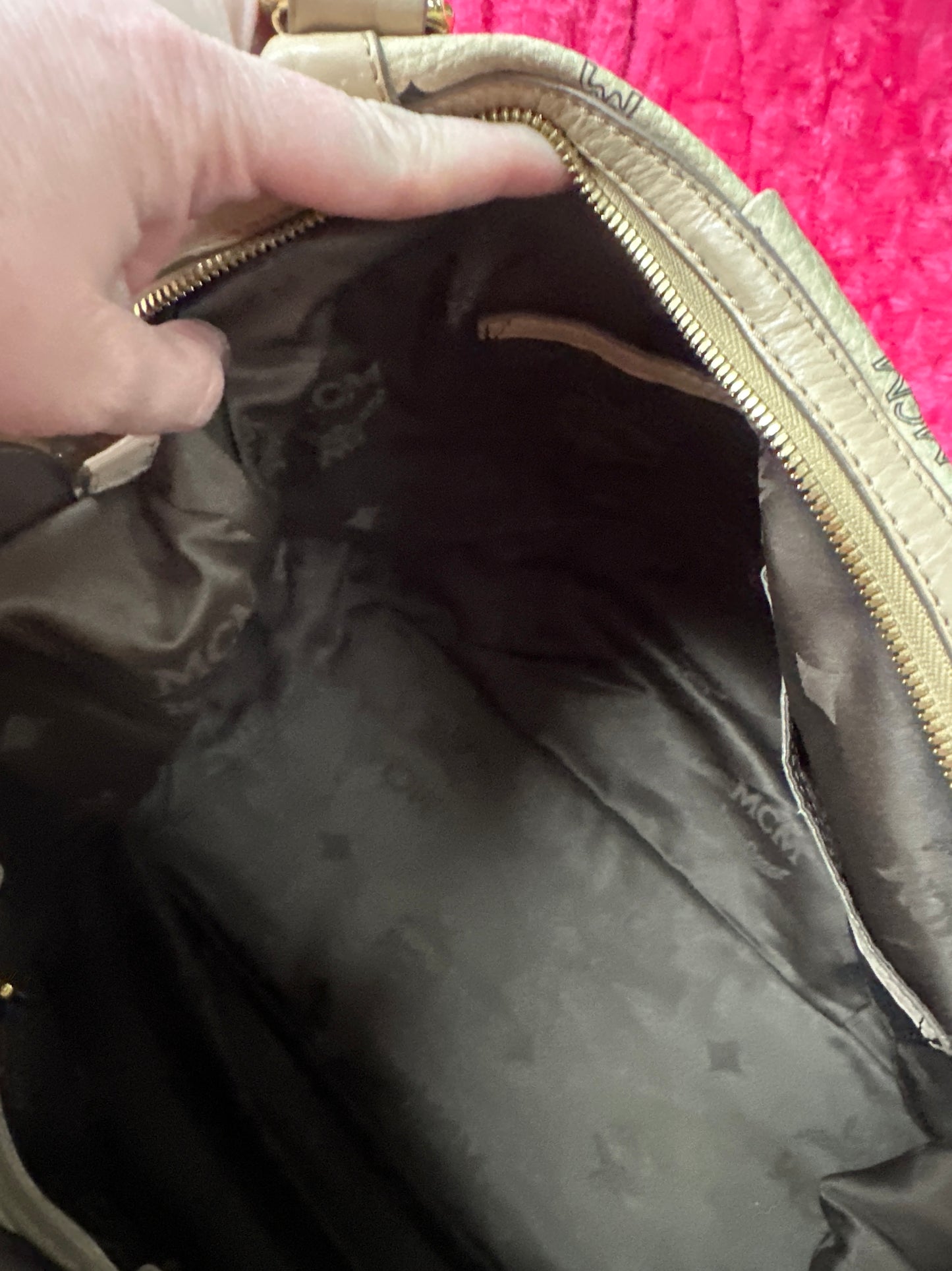 MCM beige bag #102