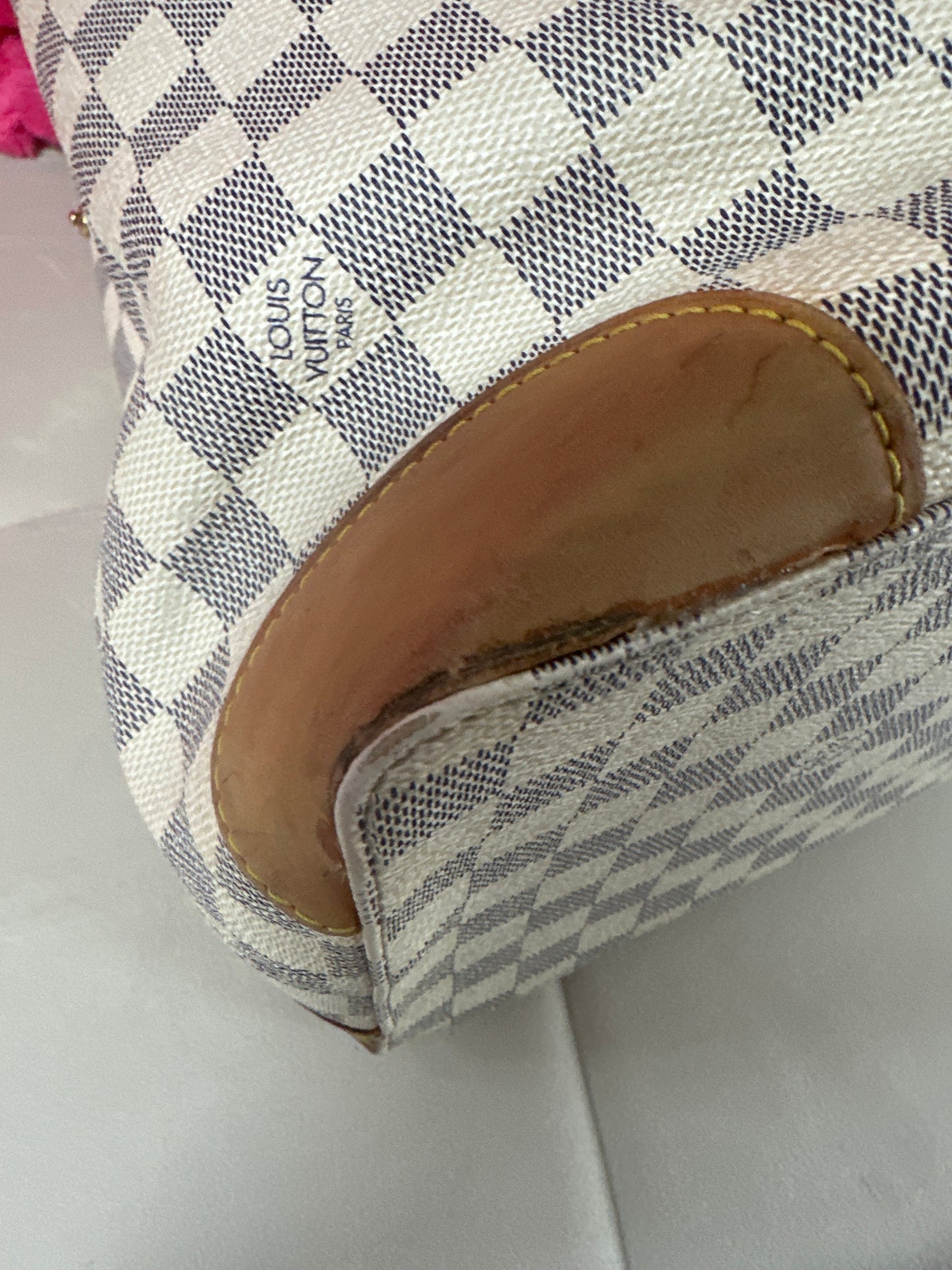 LV Damier Azur Hampstead MM preloved #146