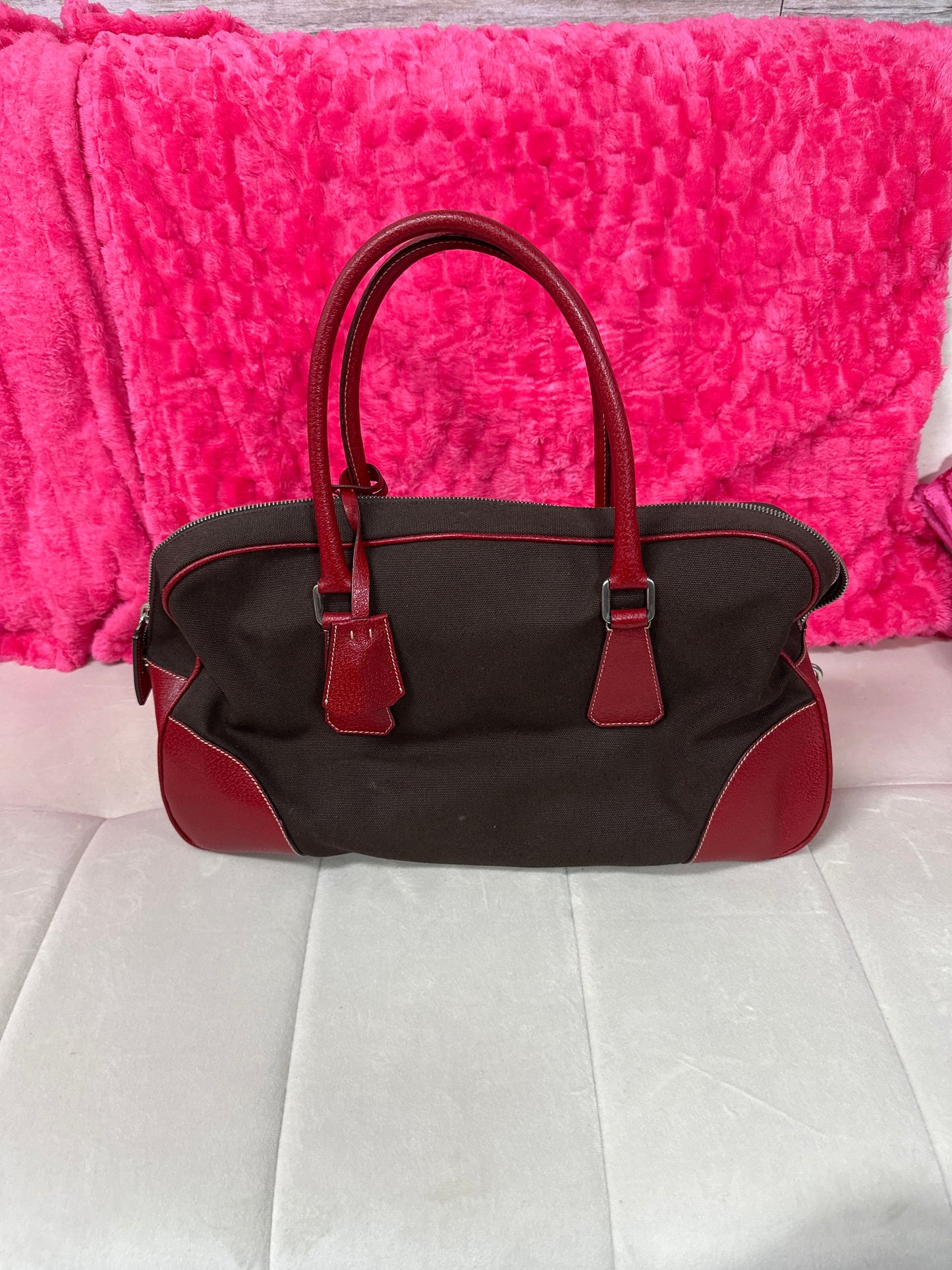 Pre loved Prada Brown and red #67