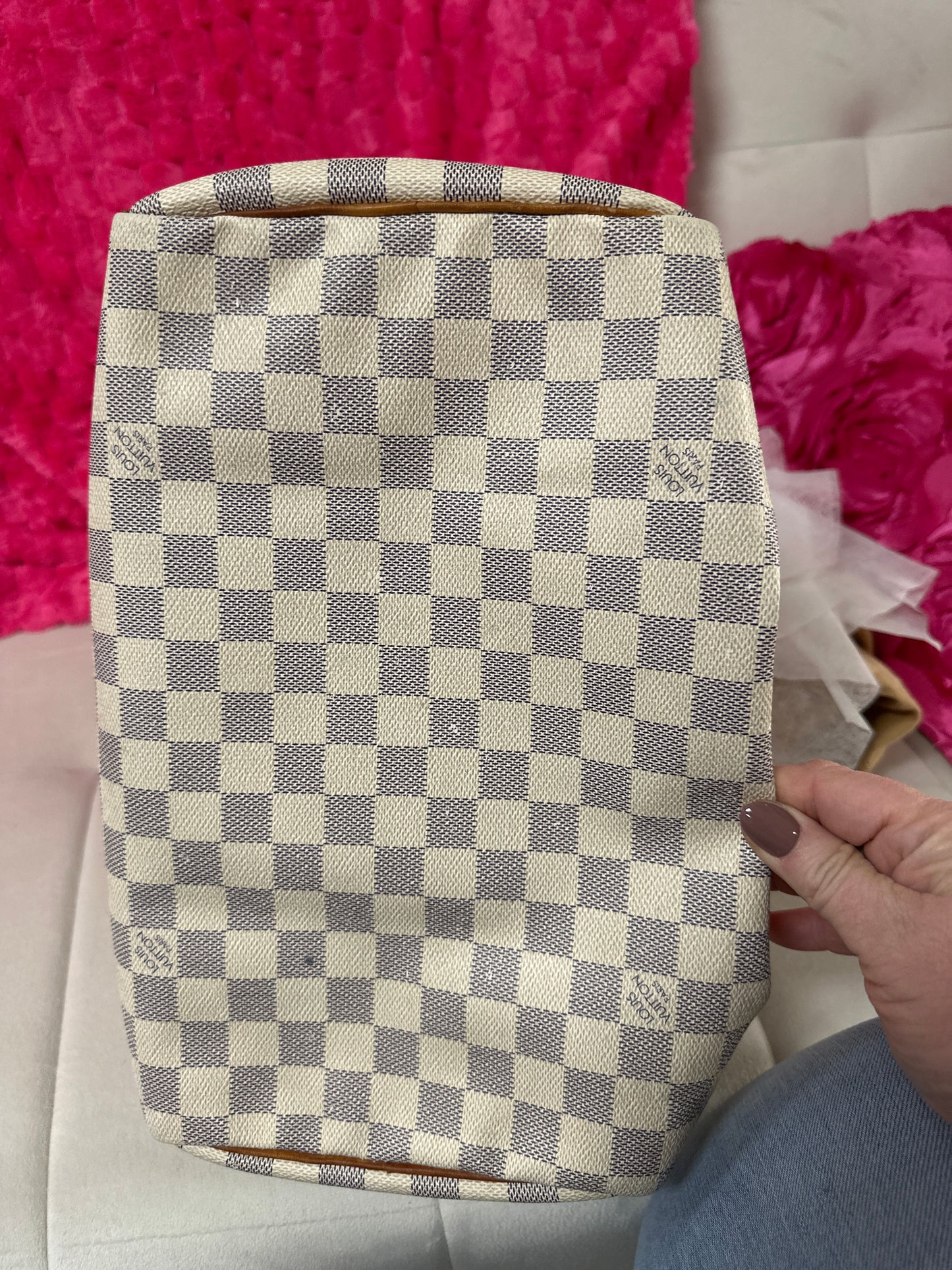 LV Speedy Damier Azur 30 preloved #123