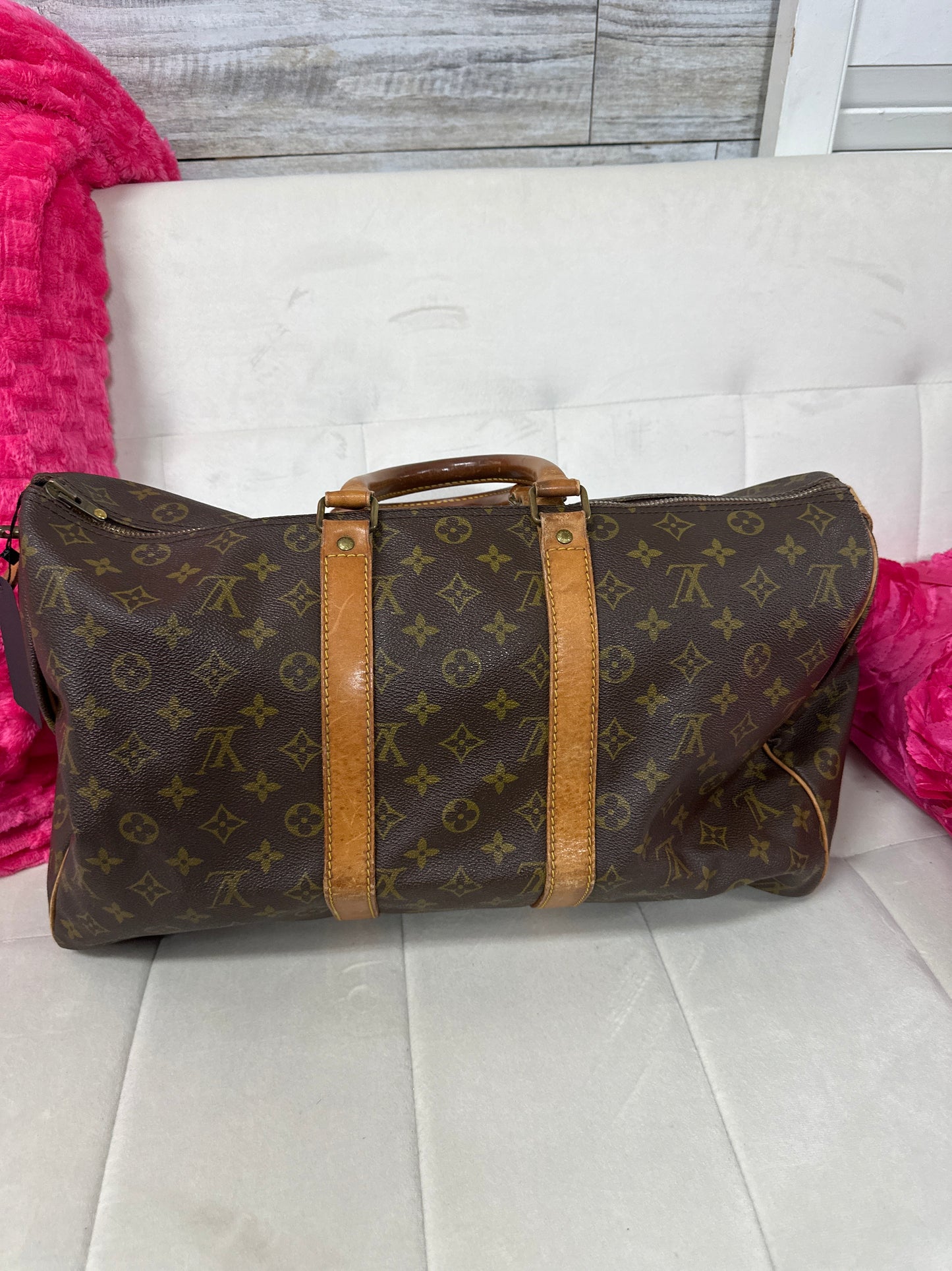 Pre-Loved LV Monogram Keepall 45 #204