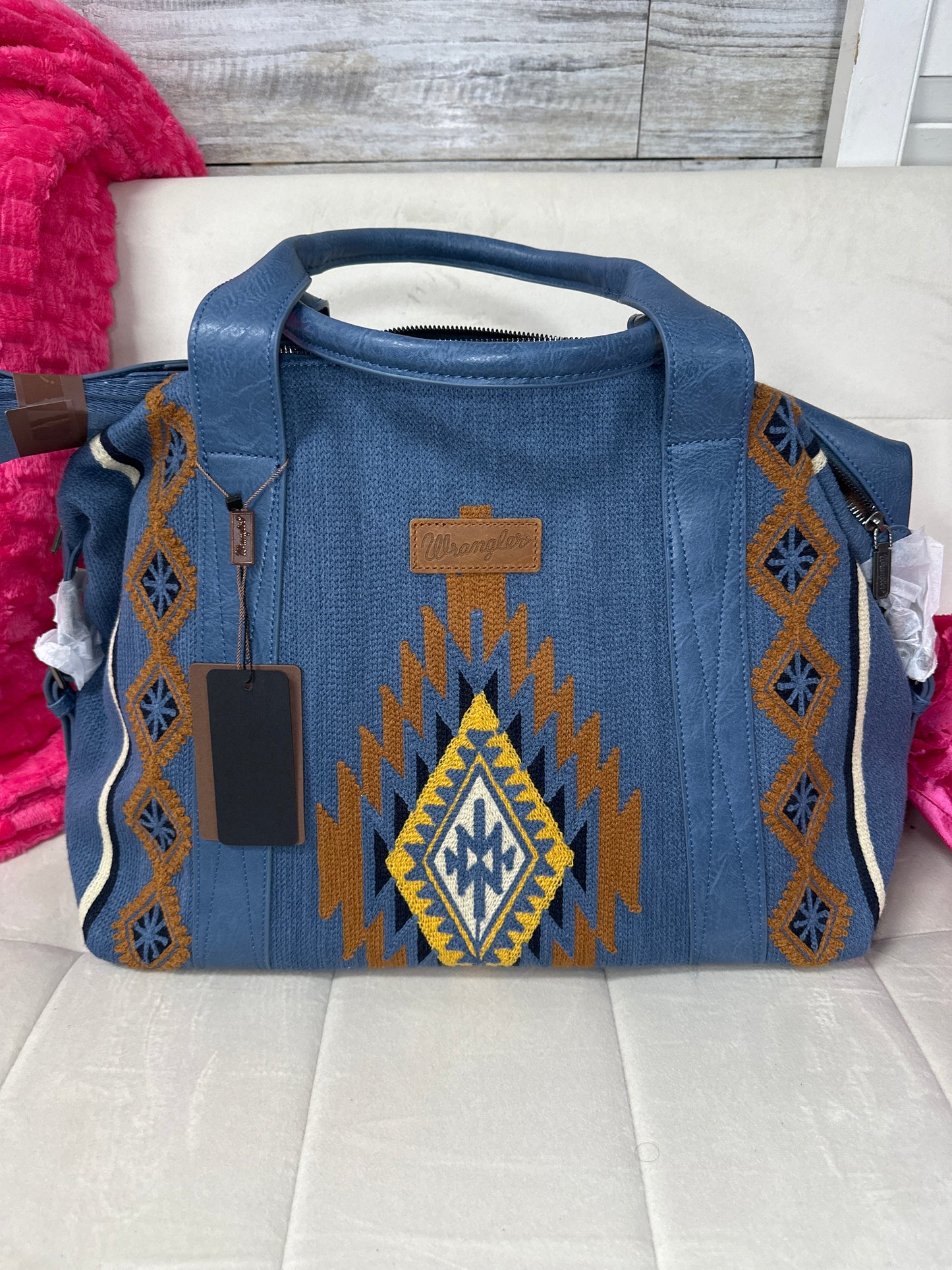 New wrangler weekender tote