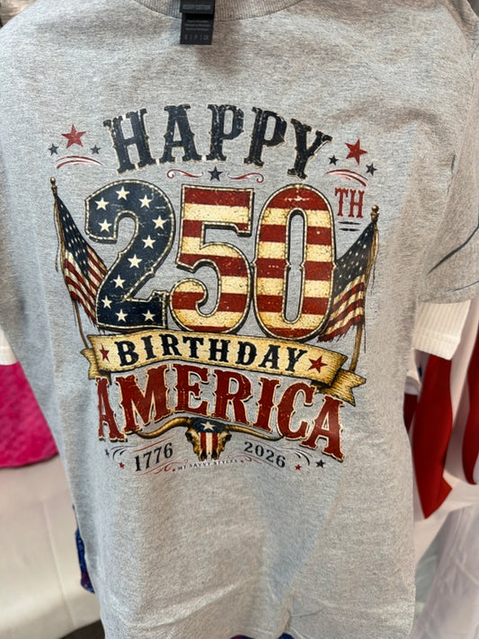 250 th Birthday Shirts