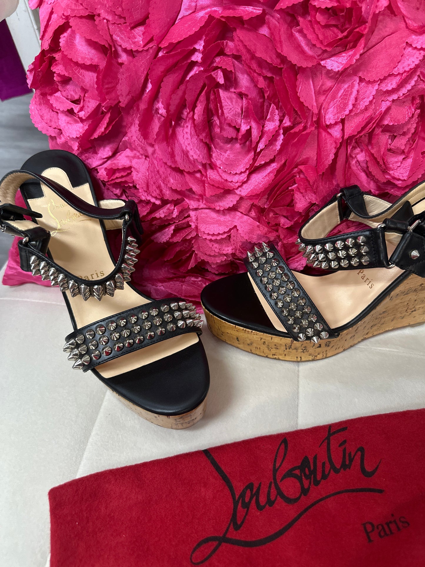 Christian Louboutin Spike 120 wedge