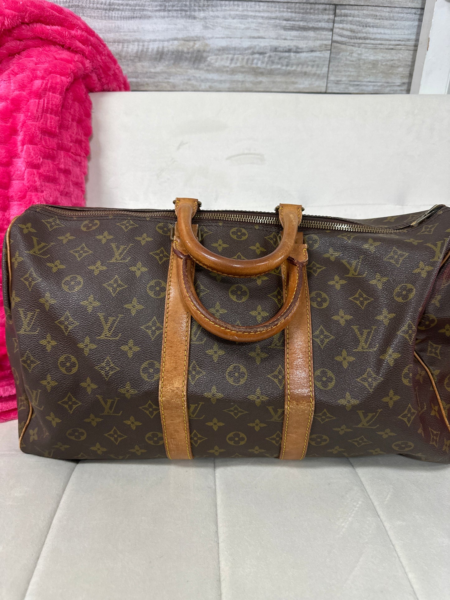 Pre-Loved LV Monogram Keepall 45 #204