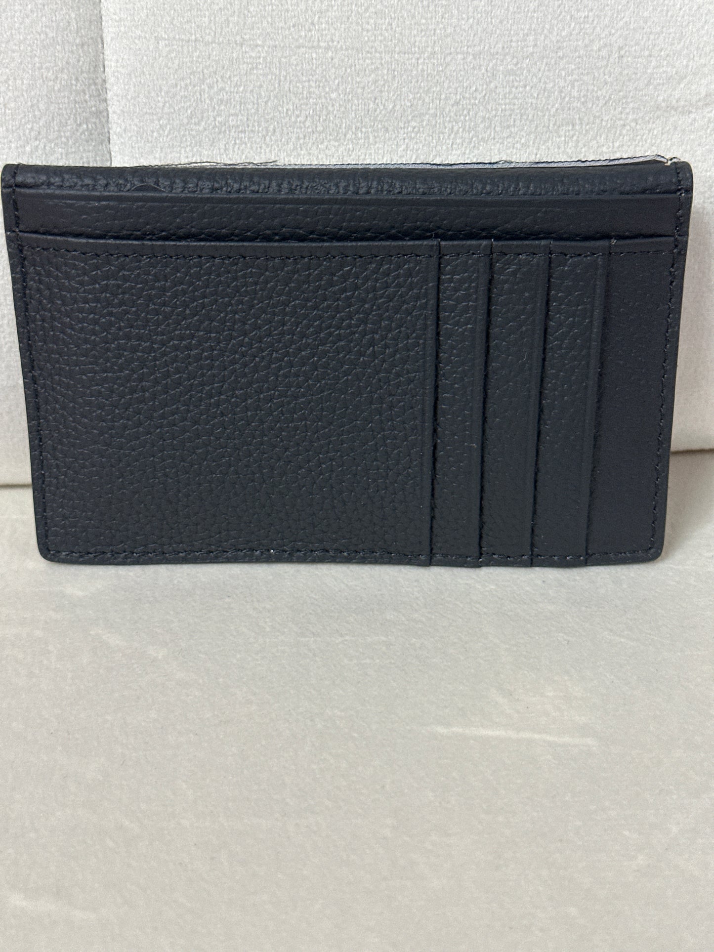 Upcycled Burberry snap card holder