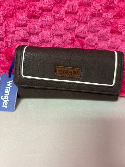 wrangler brown wallet/wristlet