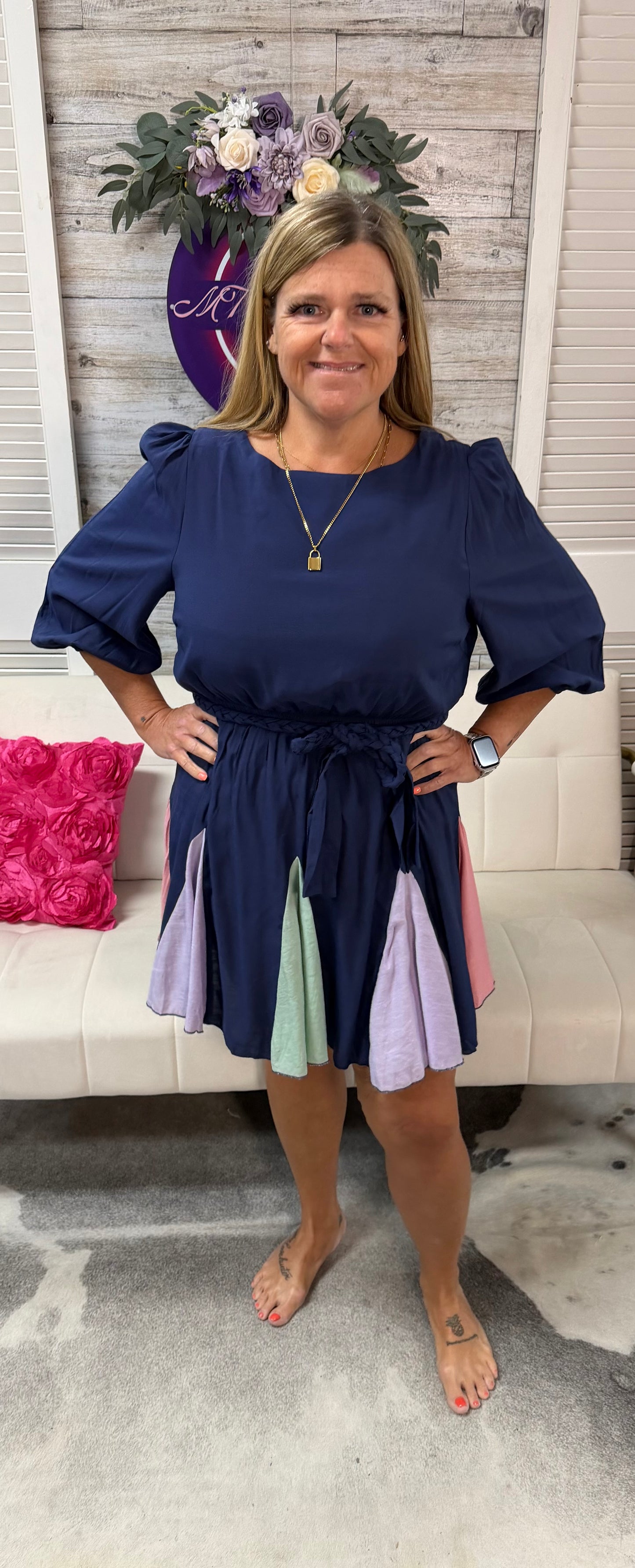 Flutter Hem Dress